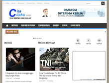 Tablet Screenshot of cita-citaku.com